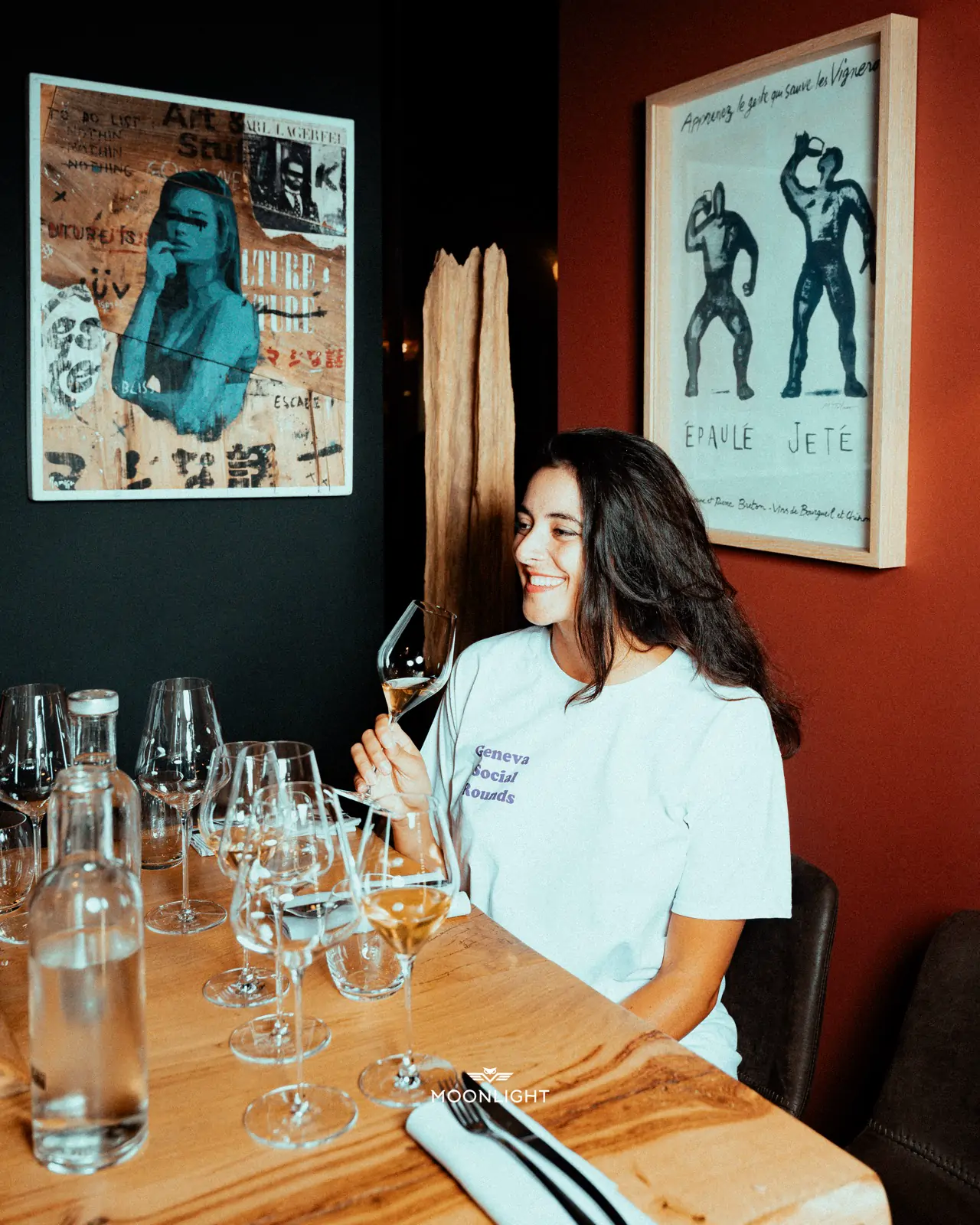 Une dégustation de vins Moonlight